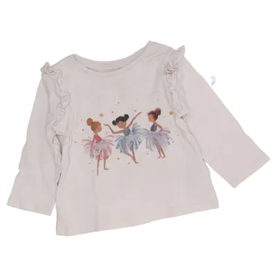 T-shirt à manches longues (Blanc, Multicolore) de Next Coton