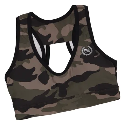 Sports bra (Green, Black, Gray) from Body Engineers Elastane, Polyamide