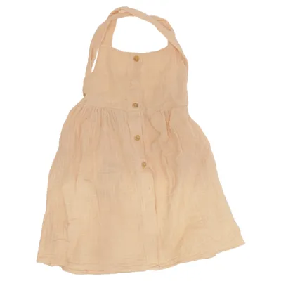 Hängselklänning (Beige) från Búho Bomull