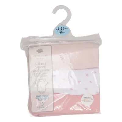 Body (3 Short Sleeve Bodysuits) fra Primark Baby Bomuld