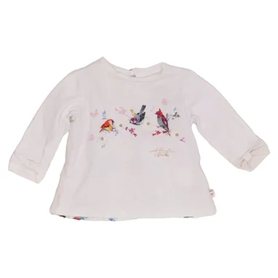 Bluse (Hvid, Flerfarvet) fra Baker by Ted Baker Bomuld, Elastan, Polyester
