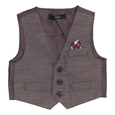 Suit vest (Gray) from Nautica Cotton, Polyester