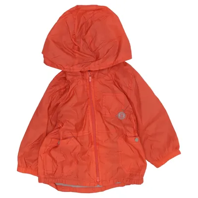 Regnjacka (Orange) från Obaïbi Bomull