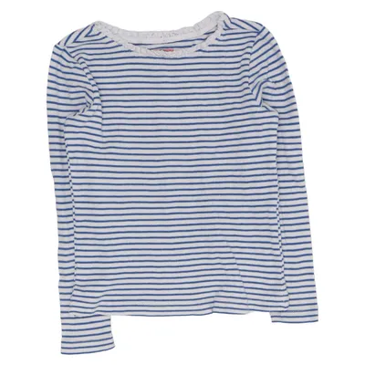 Long sleeve T-shirt (Blue, White) from Magic Cotton, Elastane
