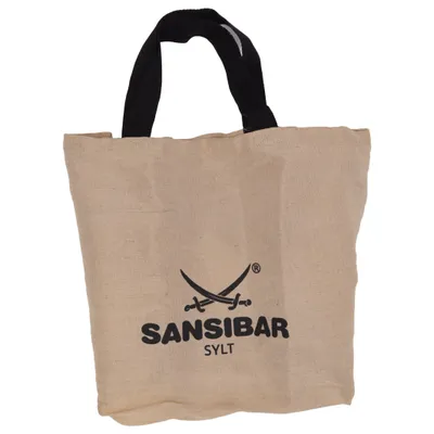 Stoffbeutel (Beige, Schwarz) von Sansibar Baumwolle