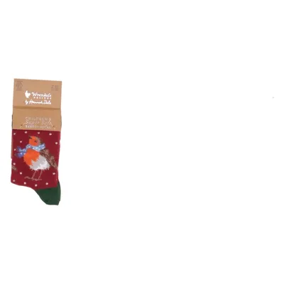 Socks (Red, Green, Multicolored) from Wrendale Designs by Hannah Dale Elastane, Polyamide, Viscose