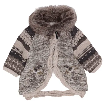 Vinterjakke (Grå, Beige, Flerfarvet) fra Catimini Akryl, Bomuld, Polyamid, Polyester, Viscose, Uld