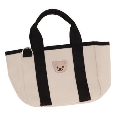 Canvas bag (Beige, Black)