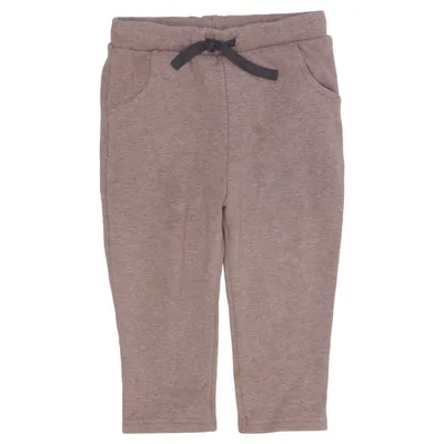 Sweatpants (Brown) from Topomini Cotton, Elastane, Recycled polyester