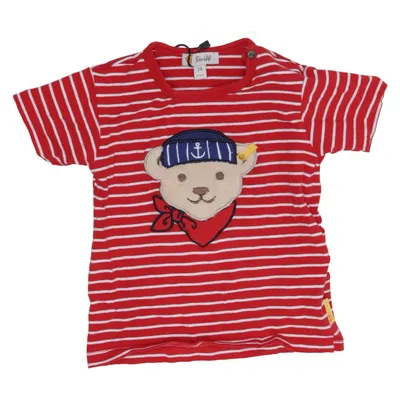 T-shirt (Red, White) from Steiff Cotton