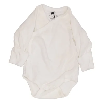 Romper (Wit) van Mori Bamboo, Organisch katoen
