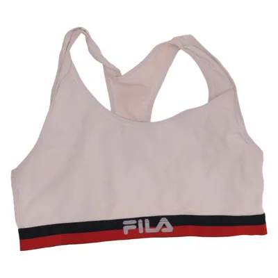 Brassière (Blanc, Bleu, Rouge) de Fila Coton, Élasthane