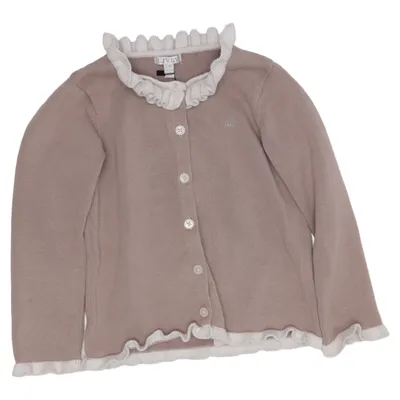 Cardigan (Beige, Wit) van Livly Katoen
