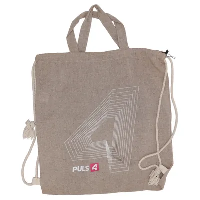 Canvas tas (Beige) van Pulse 4 Gerecycled katoen