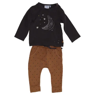 Ensemble (Gris, Marron, Multicolore) de Feetje Élasthane, Coton biologique