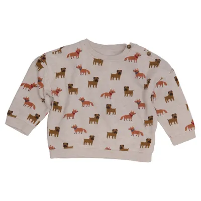 Sweatshirt (Beige, Brun) fra Bout'chou Bomuld, Elastan