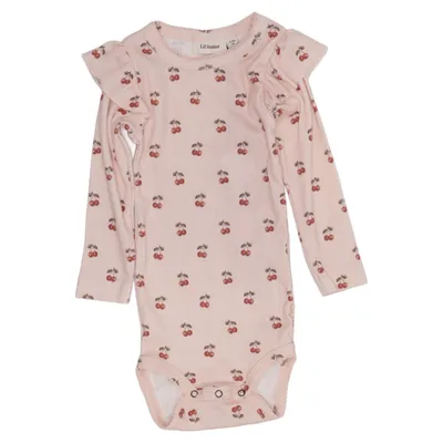 Body (Rosa, Flerfärgad) från Lil' Atelier Ekologisk bomull