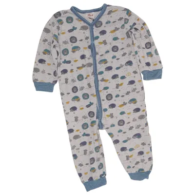 Strampler (Grau, Blau, Mehrfarbig) von People Wear Organic Bio-Baumwolle