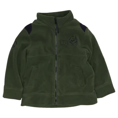 Fleecejakke (Grøn, Blå) fra Papagino Bomuld, Polyester