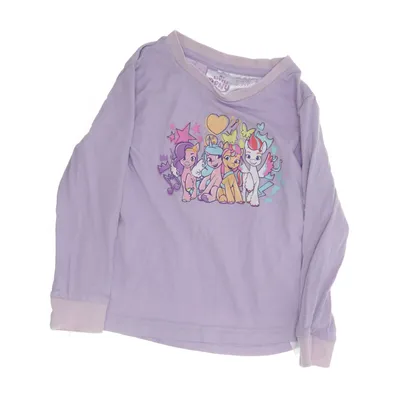 T-shirt à manches longues (Violet, Multicolore) de My Little Pony Coton