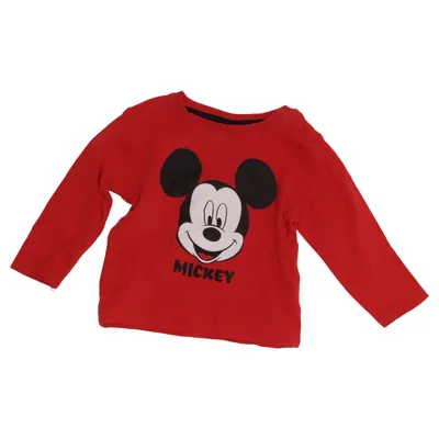 Langarmshirt (Rot, Schwarz, Weiß) von Disney Baby Baumwolle