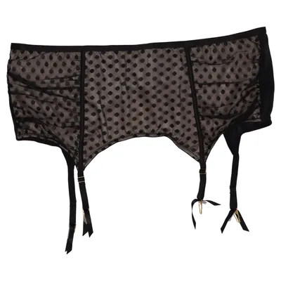 Garter belt (Black, Beige) from Playful Promises
