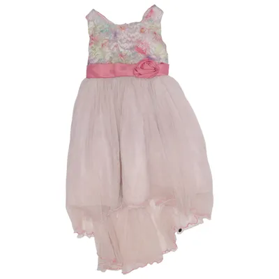 Blomsterpigekjole (Pink, Flerfarvet) fra Bonnie Jean Polyester