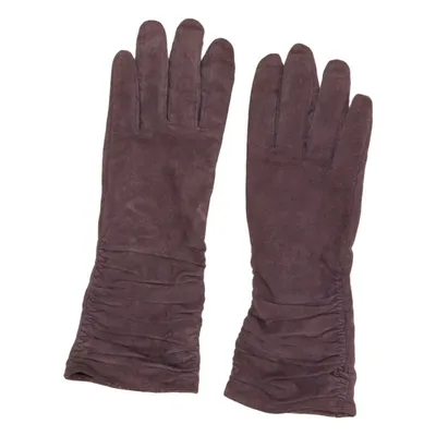 Lederhandschuhe (Lila) von Silk Road Leder, Polyester