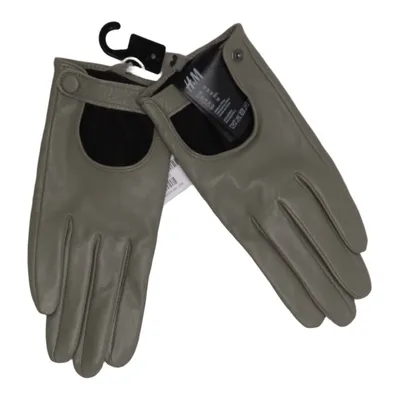 Handsker (Grøn) fra H&M Læder, Polyester