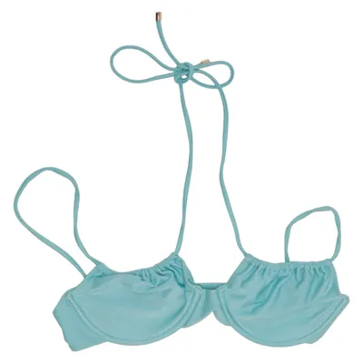 Bikini top (Turquoise) from Janthee Elastane, Polyamide
