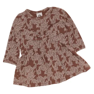 Dress (Brown, White) from Müsli Cotton, Elastane