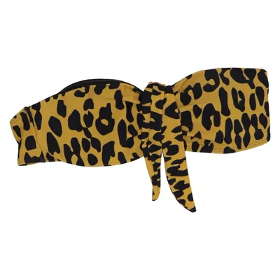 Bikini top (Yellow, Black) from Sapph Elastane, Polyamide