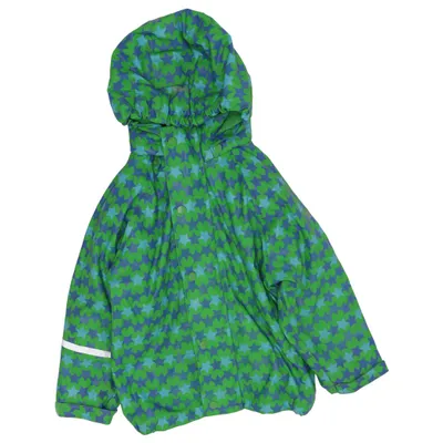 Regenjack (Groen, Blauw) van Caretec Polyester, Polyurethaan