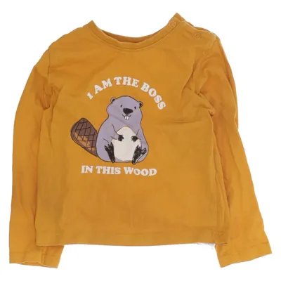 Long sleeve T-shirt (Yellow) from Sinsay Cotton