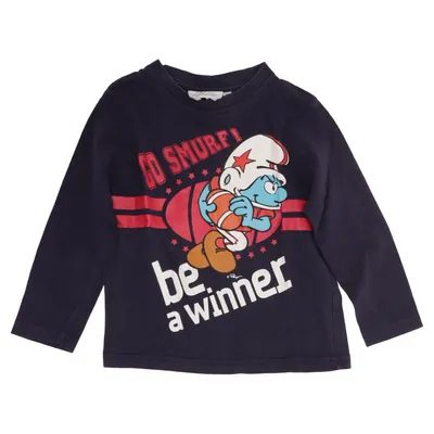 Långärmad t-shirt (Blå, Flerfärgad) från Smurf