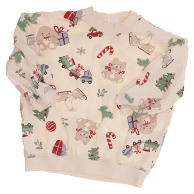 Collegetröja (Beige, Flerfärgad) från H&M Bomull