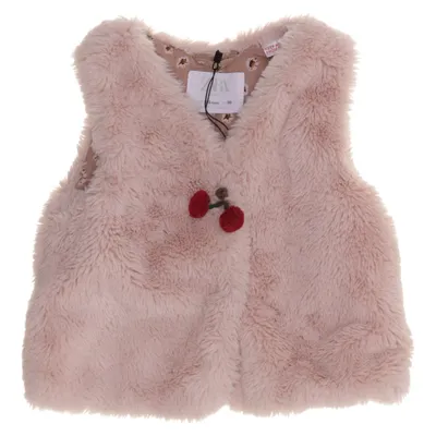 Outer vest (Pink) from Zara Baby Cotton, Polyester