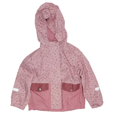 Regnjakke (Pink) fra Pocopiano Bomuld, Genanvendt polyester
