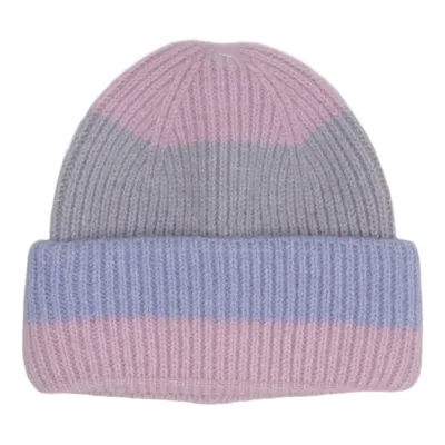 Beanie (Purple, Gray, Blue) from Beeline Acrylic, Elastane, Polyamide