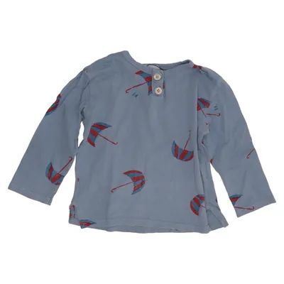 Long sleeve T-shirt (Blue, Red) from Bobo Choses