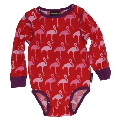 Body (Red, Pink, Purple) from Maxomorra Elastane, Organic cotton