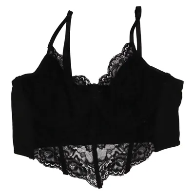 Bustier (Svart) från Shein Curve Elastan, Polyester