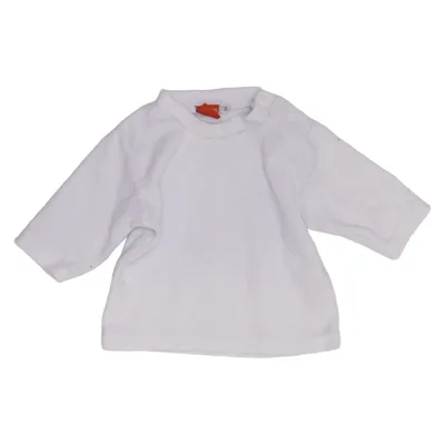 T-shirt à manches longues (Blanc) de Smily Coton, Polyester