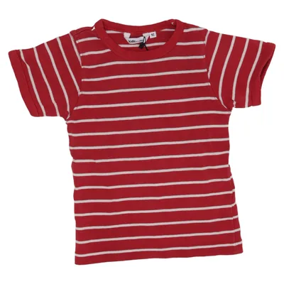 T-shirt (Röd, Vit) från Kids by Lindex Bomull