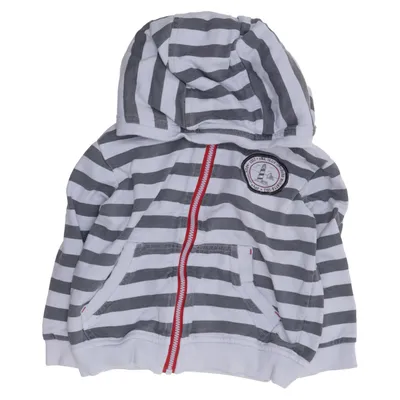 Sweat à capuche (Gris, Blanc) de Baby Club Coton