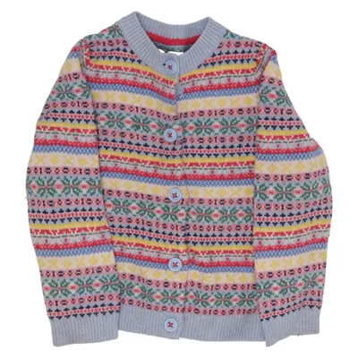 Cardigan (Blue, Multicolored) from Mini Boden Acrylic, Alpaca wool, Cotton, Polyamide, Viscose