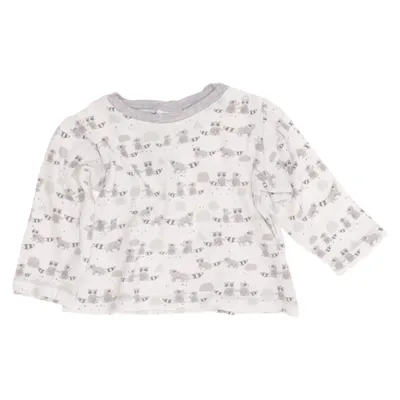Långärmad t-shirt (Vit, Grå, Flerfärgad) från People Wear Organic Ekologisk bomull