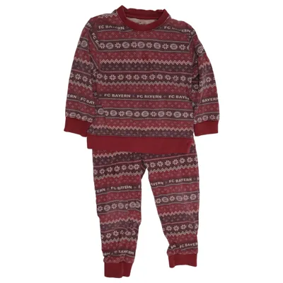 Pajamas (Red, White) from FC Bayern Cotton, Elastane