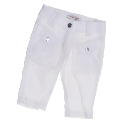 Corduroy pants (White) from Laura Biagiotti Cotton, Elastane