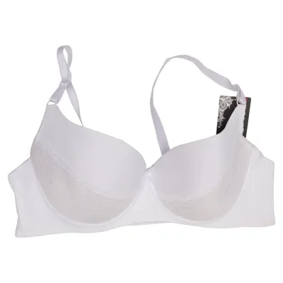 Bra (White) from Donna Elastane, Polyamide